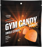 Protein Candy Snack in a vibrant package with center-filled gummies bursting with flavor and nutrients.